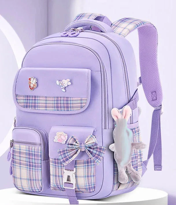 Sac à dos à carreaux ergonomique